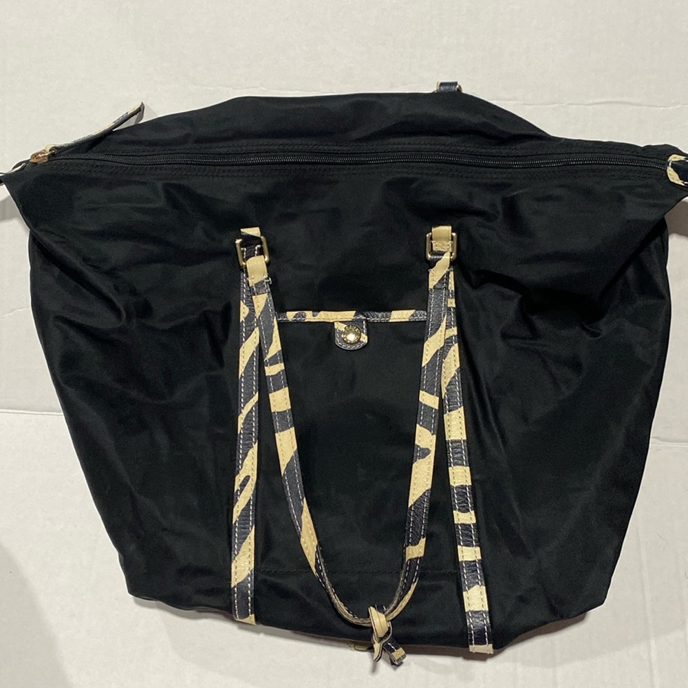 Dooney & Bourke Nylon Large Unisex Zebra Weekender Bag